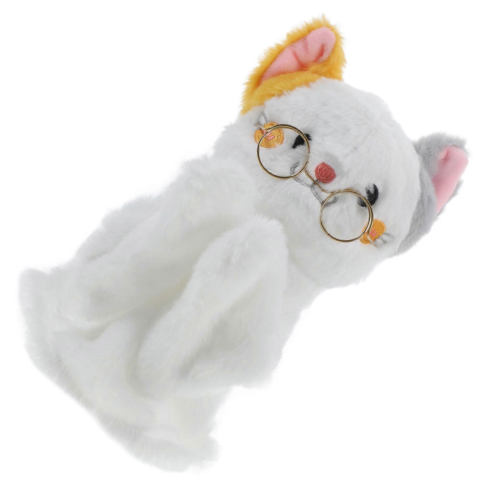 3Pcs Cartoon Animal Hand Puppet Portable Plush Toy For Kids To Enhance Storytelling Skills And Hand-Eye Coordination 11.4X5.9X16.5In