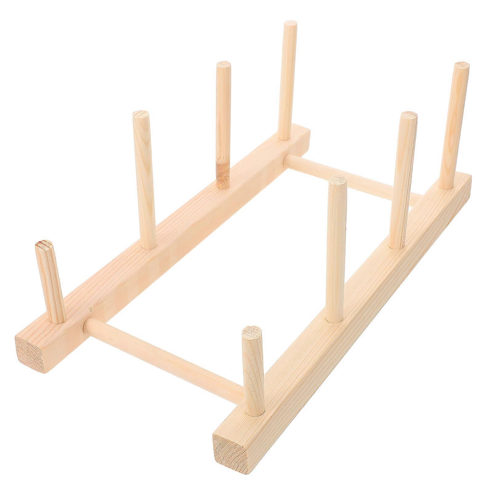 Wooden Thread Spool Holder Organizer for Sewing 4Pcs Set