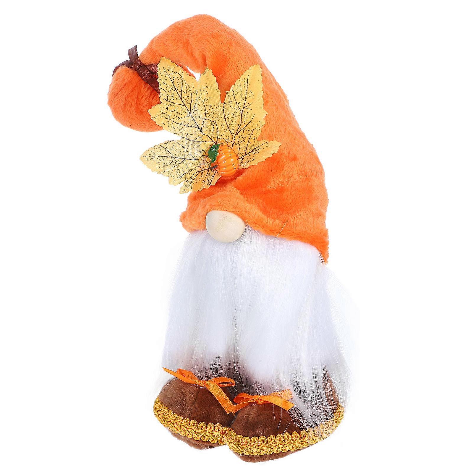3Pcs Fall Themed Thanksgiving Gnome Doll Table Decoration For Home Decoration And Party Decor In Rectangular Shape