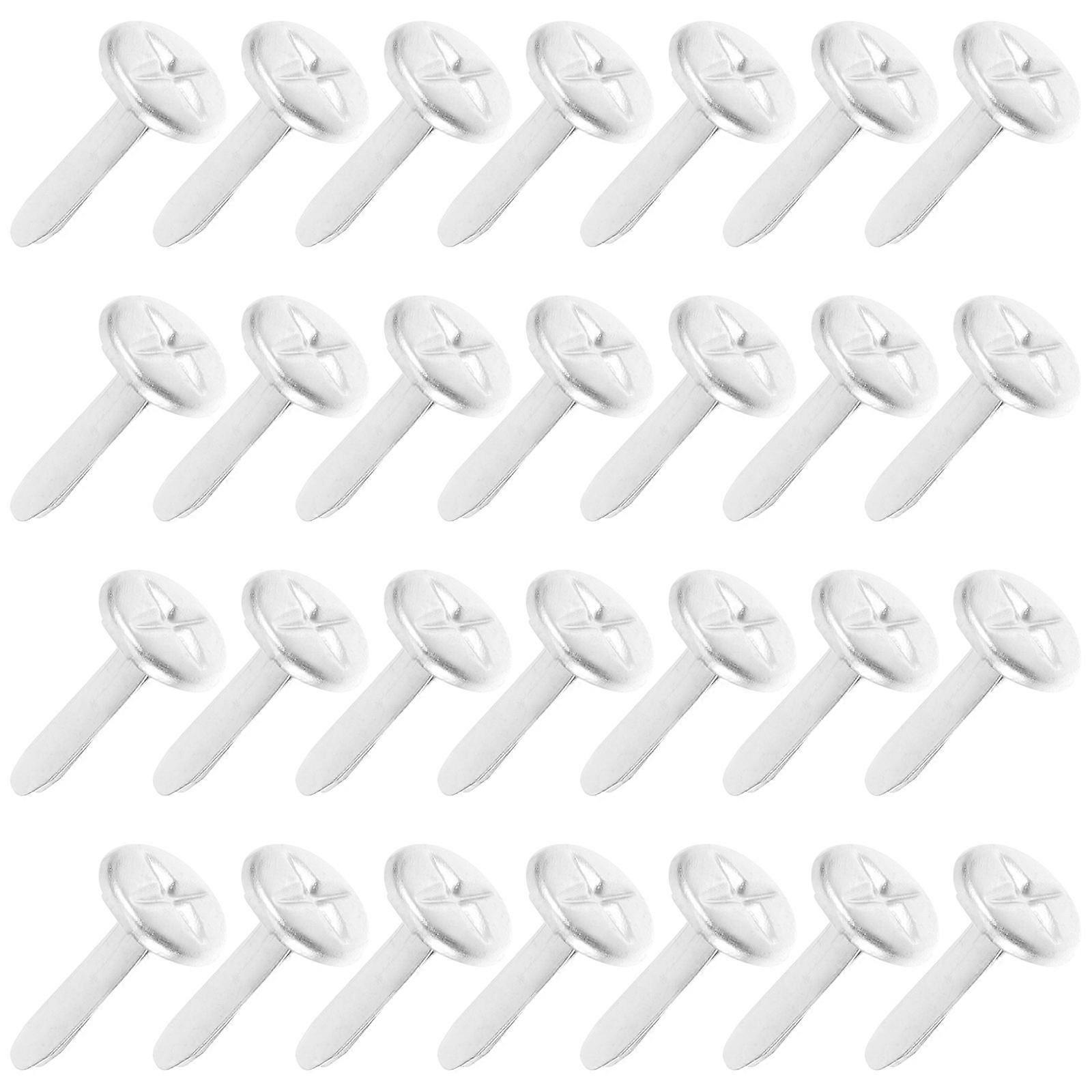 Scrapbook Paper Fasteners Two-Legged Nail for DIY Use 400Pcs