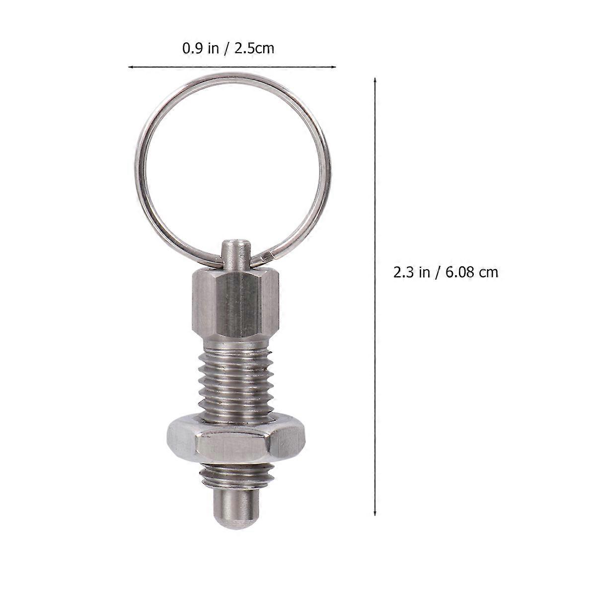 Quick Release Spring Loaded Pull Pin Ideal For Automotive And Electrical Appliances Purpose 2Pcs