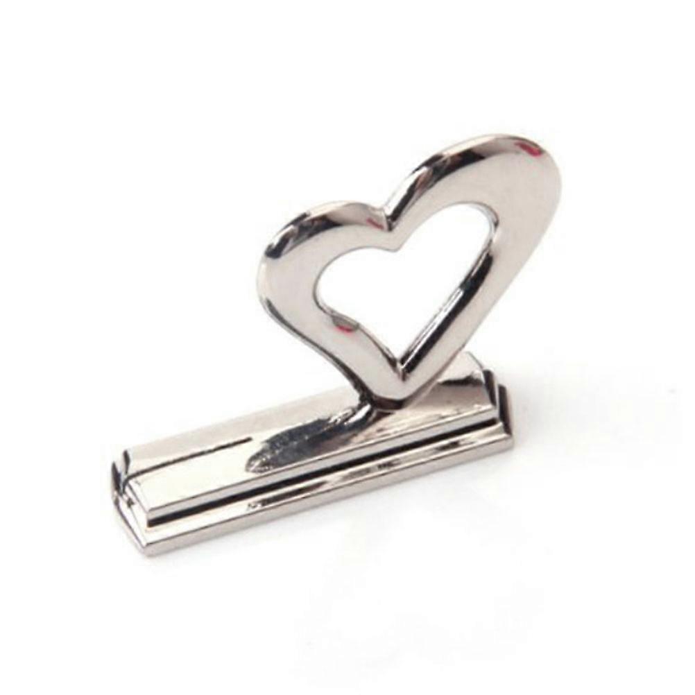 Romantic Holders for Wedding Table Place Holders 12Pcs Silver