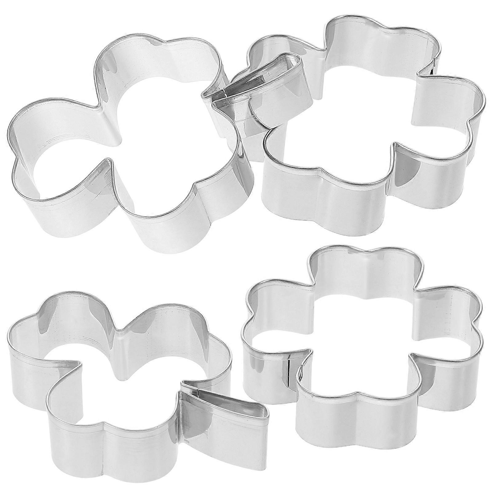 St Patricks Day Cookie Cutters for Baking 8Pcs Stainless Steel Set