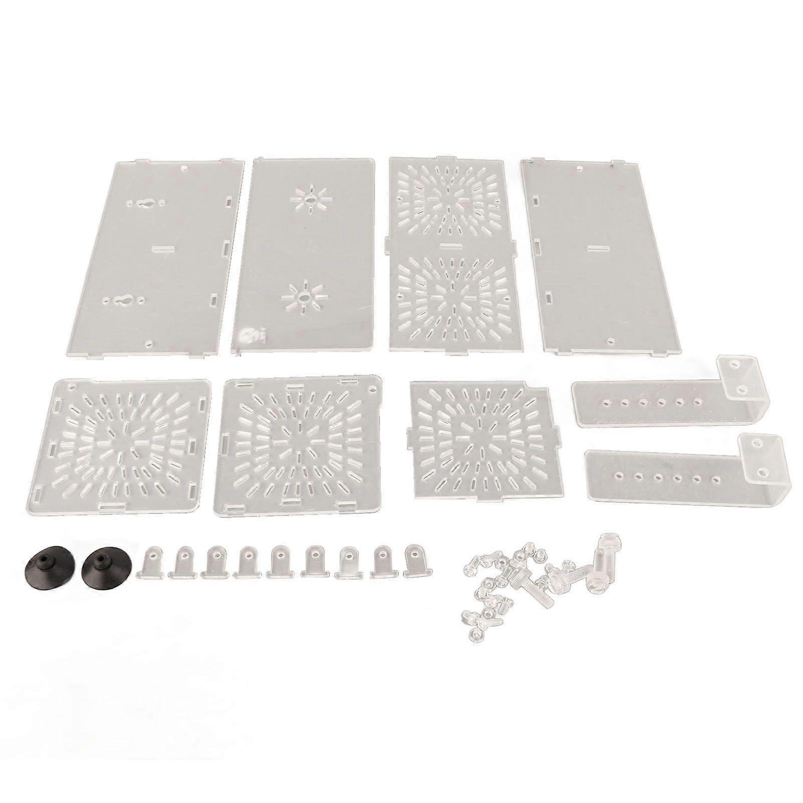 Acrylic Transparent Fish Tank Breeding Isolation Box Aquarium Hatchery Incubator Holder(B)