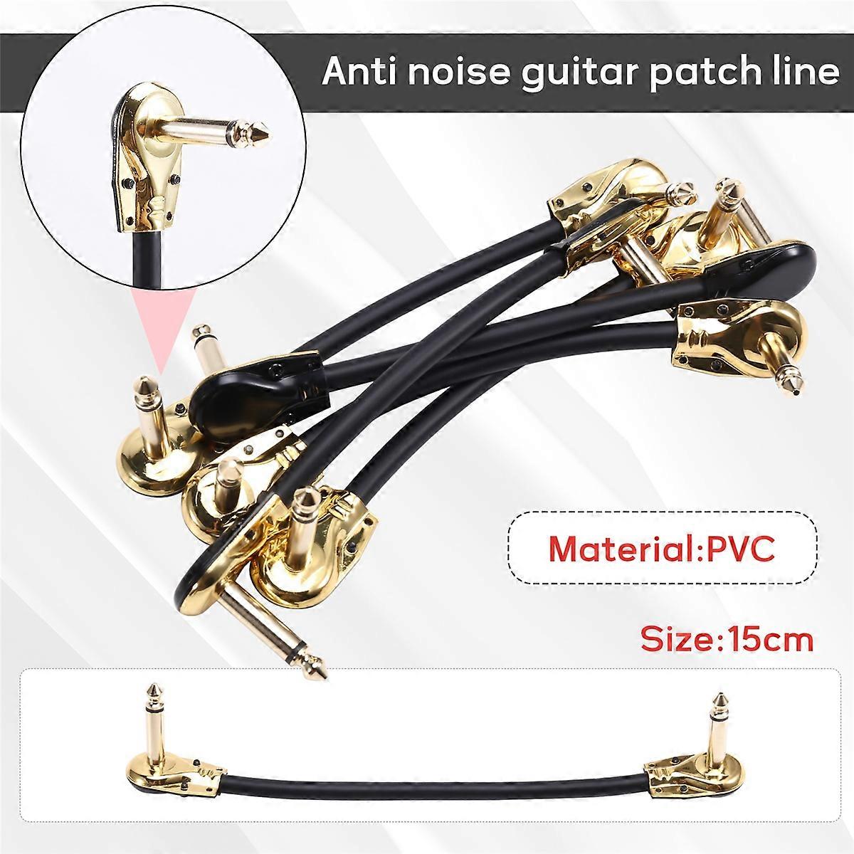 Guitar Line Effect Device Connects Wire Double Flat Audio Line 15CM