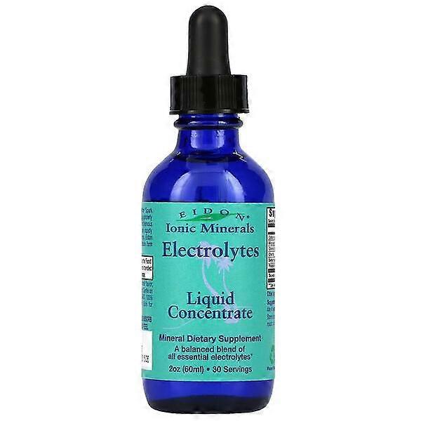 Eidon Mineral Supplements, Electrolytes, Liquid Concentrate, 2 oz (60 ml)