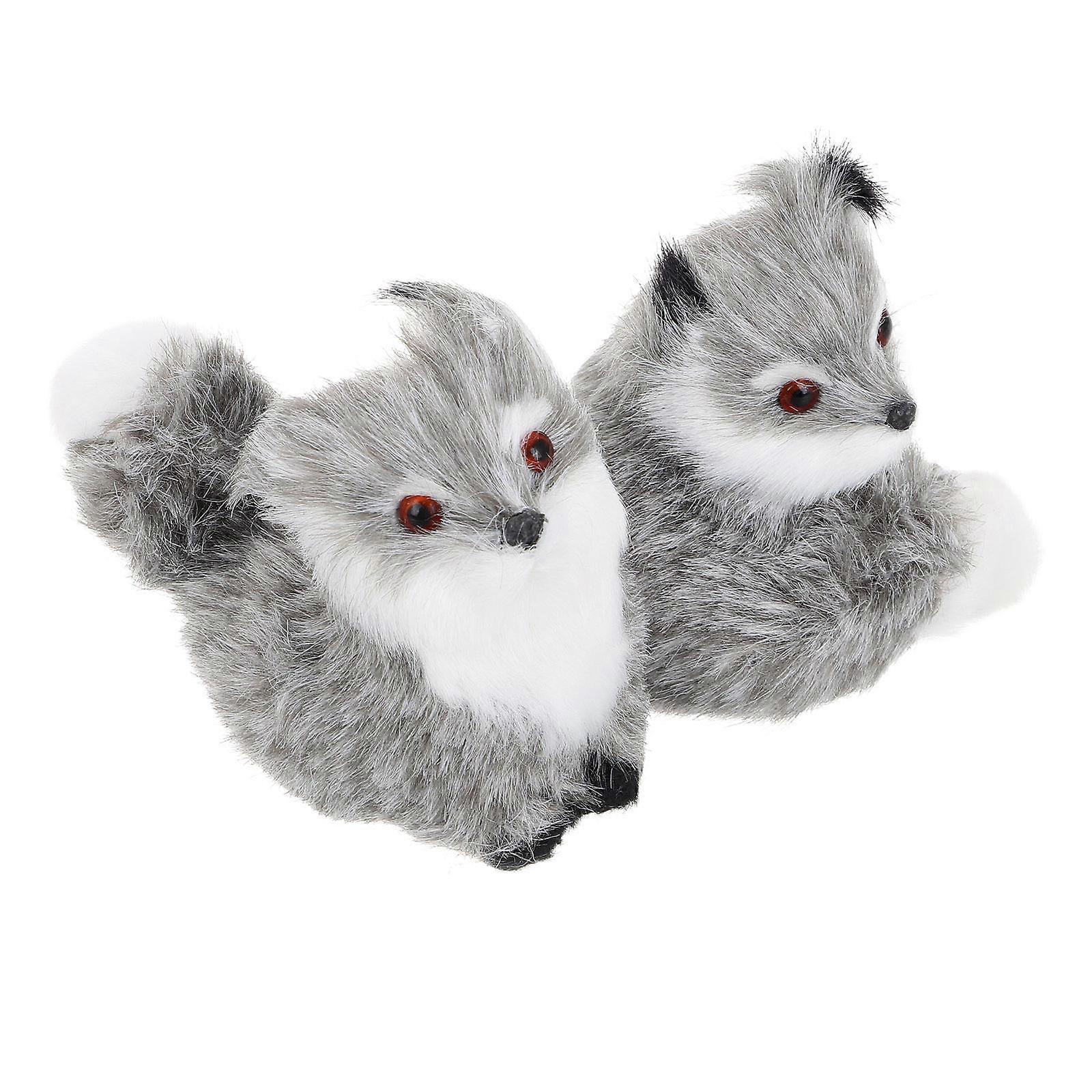 6Pcs Simulation Plush Toy for Decoration with Realistic Design