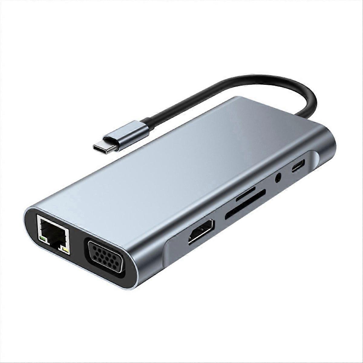 USB C HUB Docking Station 4K Type C to -Compatible HUB Adapter