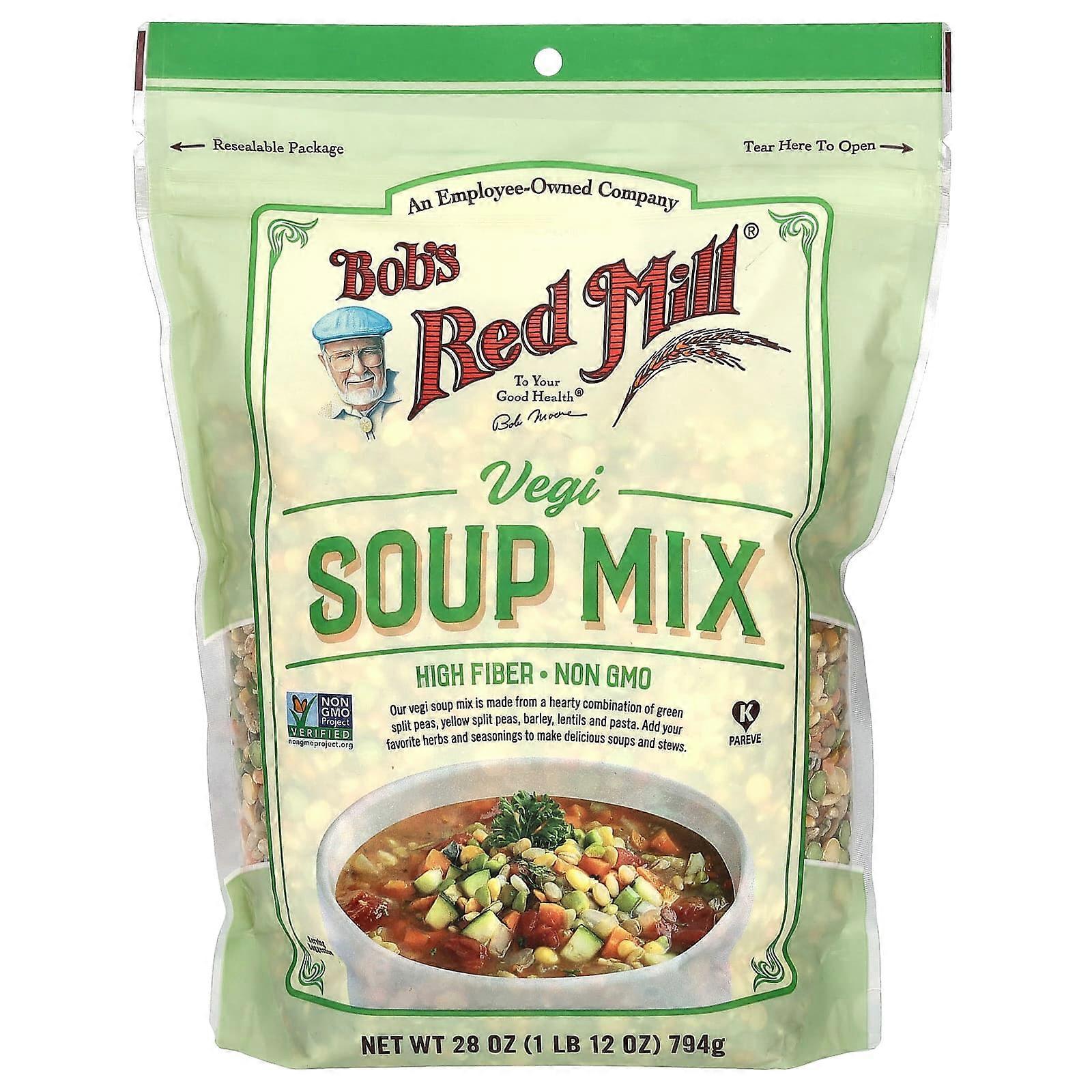 Bob's Red Mill, grönsakssoppa, 794 g
