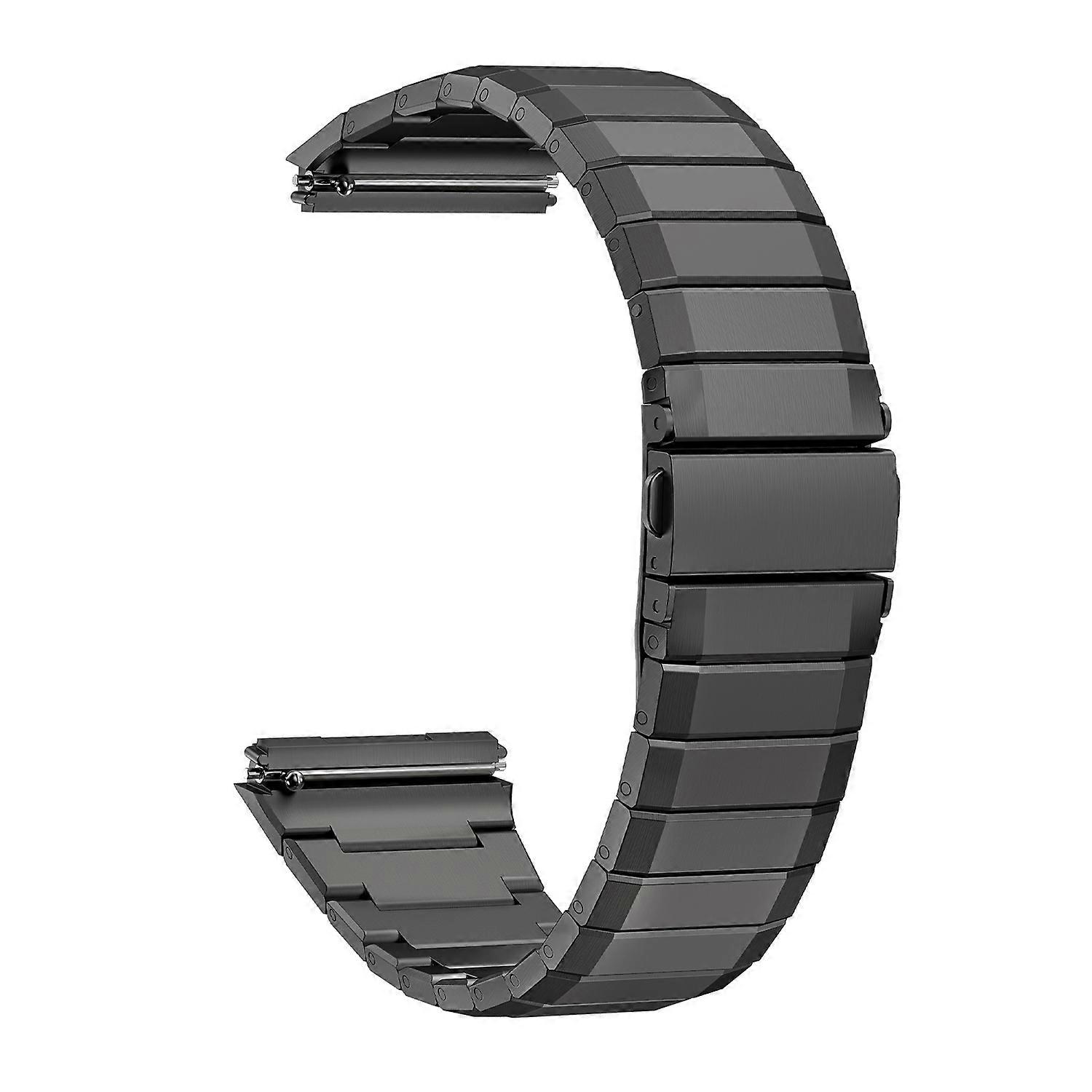 For Huawei Watch GT 6 Pro 46mm Titanium Alloy Watch Band Bamboo Segment Wrist Strap - Titanium Grey
