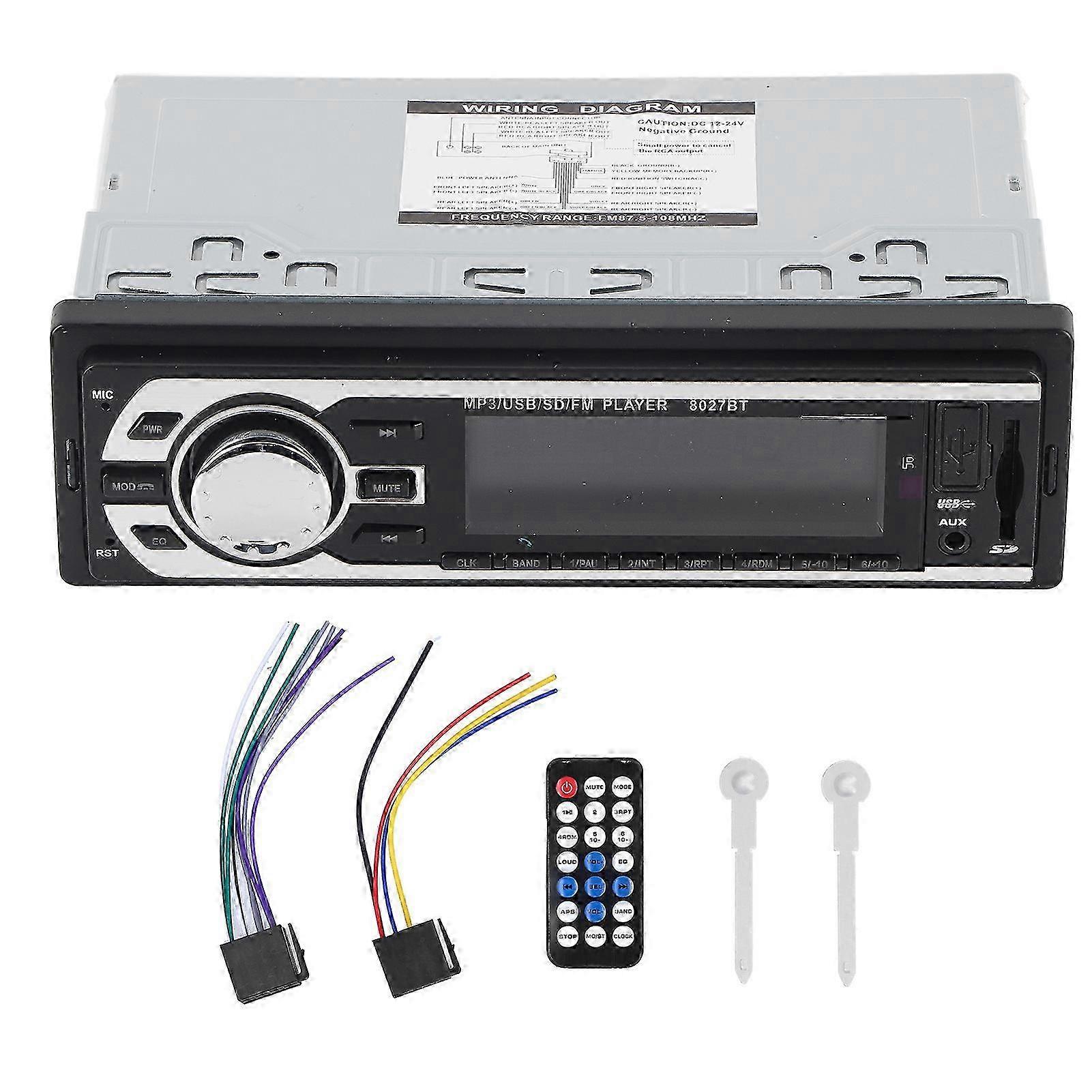 Car Stereo Radio Receiver Multimedia Player Modification with Remote Control Universal NO.66397 25-26