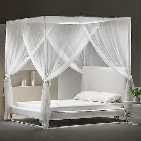 Double Bed Mosquito Net Large Square Mosquito Net Single Beds 4 Doors for