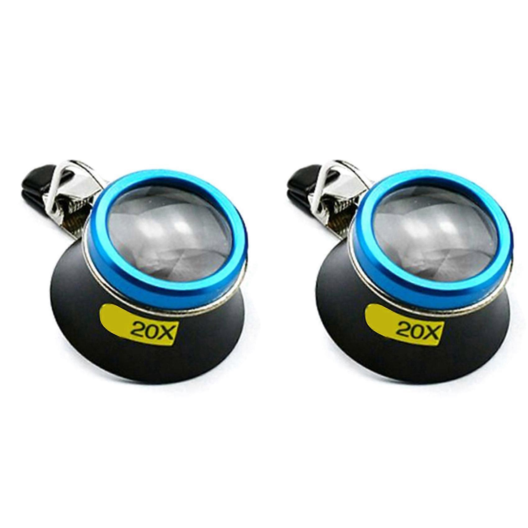20X Eyeglass Magnifier Clip-on Eye Magnifier Portable Repair Tool