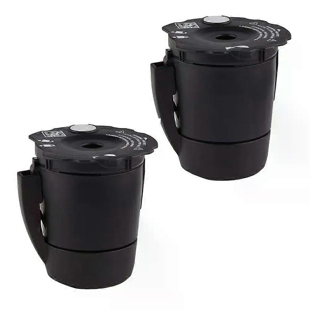2 Pack Universal Reusable Coffee Filter Refillable Ground Coffee Filter compatible with Keurig My K-Cup 20 home Coffee makers
