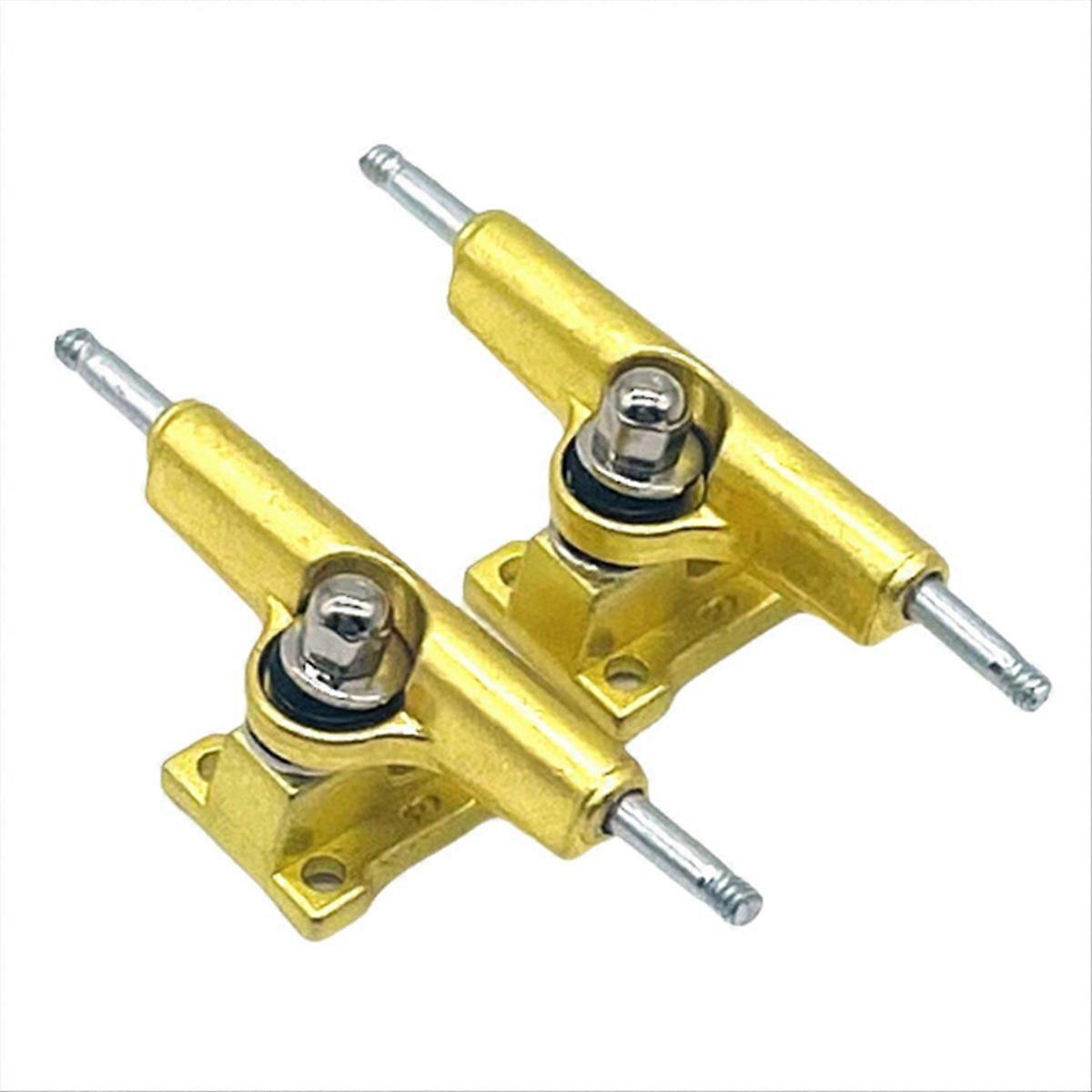 Skateboard δακτύλων με κρεμάστρα και χρυσό βάσης