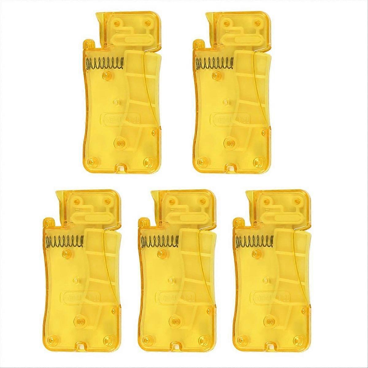 Auto Needle Threader for Hand Sewing,yellow 5pcs