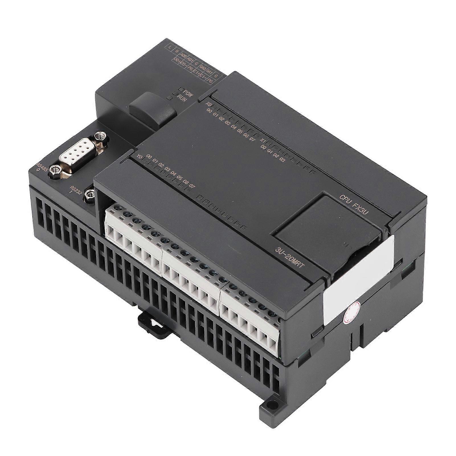 PLC ipari vezérlőkártya 12 in 8 kimenet programozható logikai vezérlő modul 232 485 portos DC24V porttal 