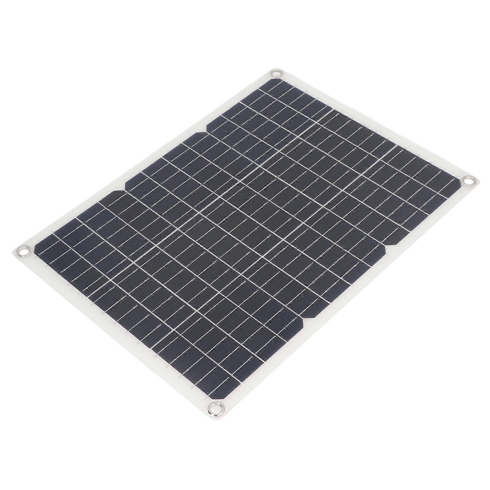 Semi Flexible Solar Panel High Efficiency Multifunctional Monocrystalline Solar Module for Camping 18V 20W 