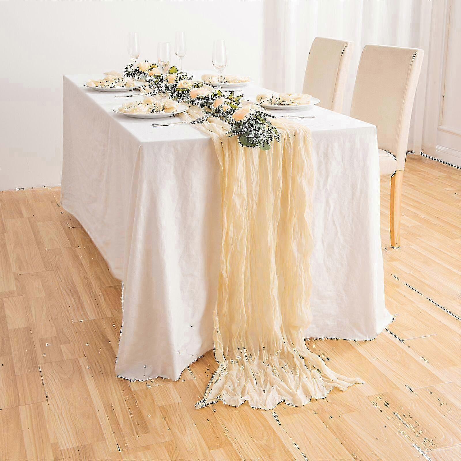 Gauze Wedding Cheesecloth Table Runner,Wedding Table Decor,Styling Rustic Runner