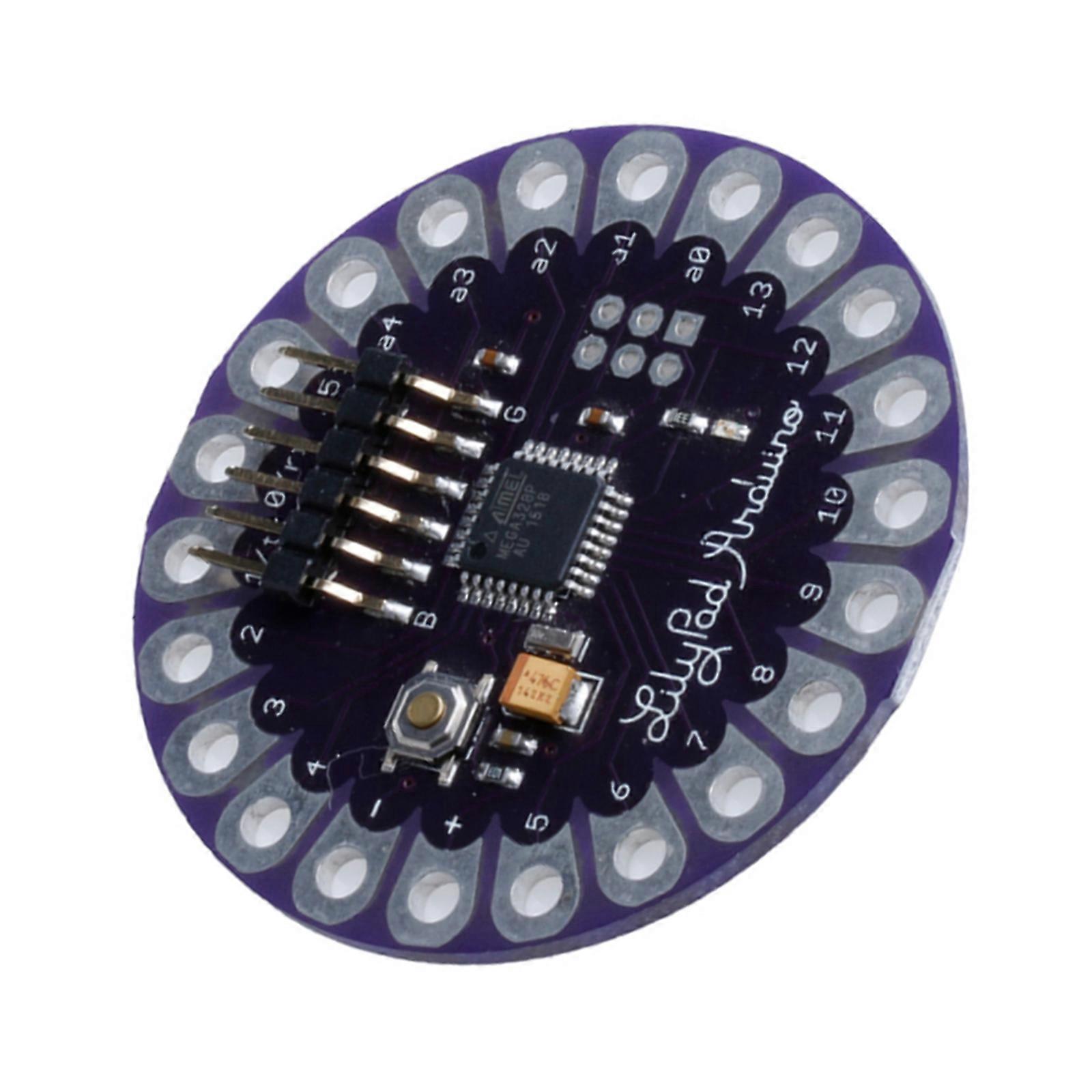 Advanced LilyPad 328 Main Board  Microcontroller Suitable for Wearable Technology Project Interactive Clothing Multicolor