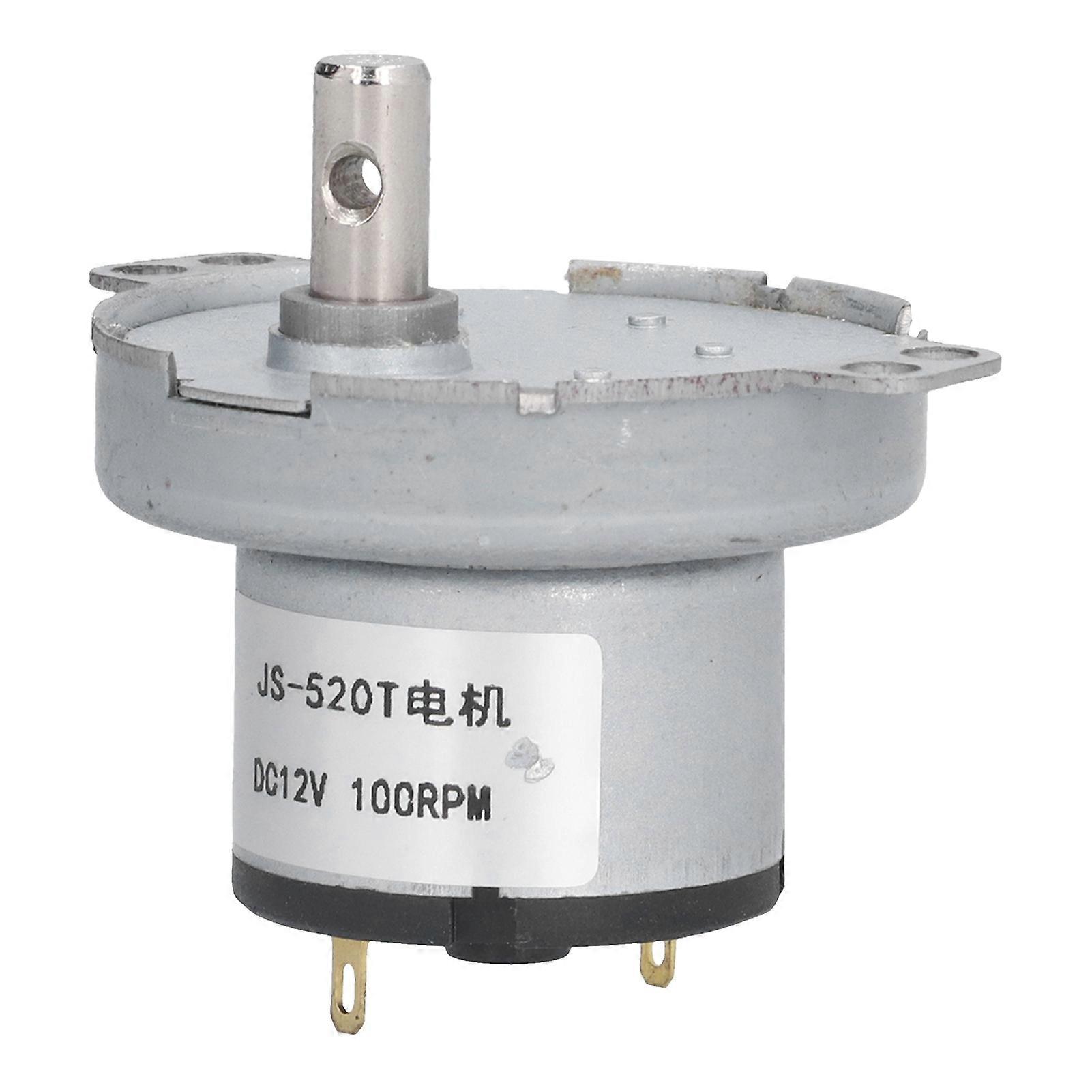 100RPM Synchronous Motor High Torsion Electric Micro Speed Reduction Geared Motor DC 12V