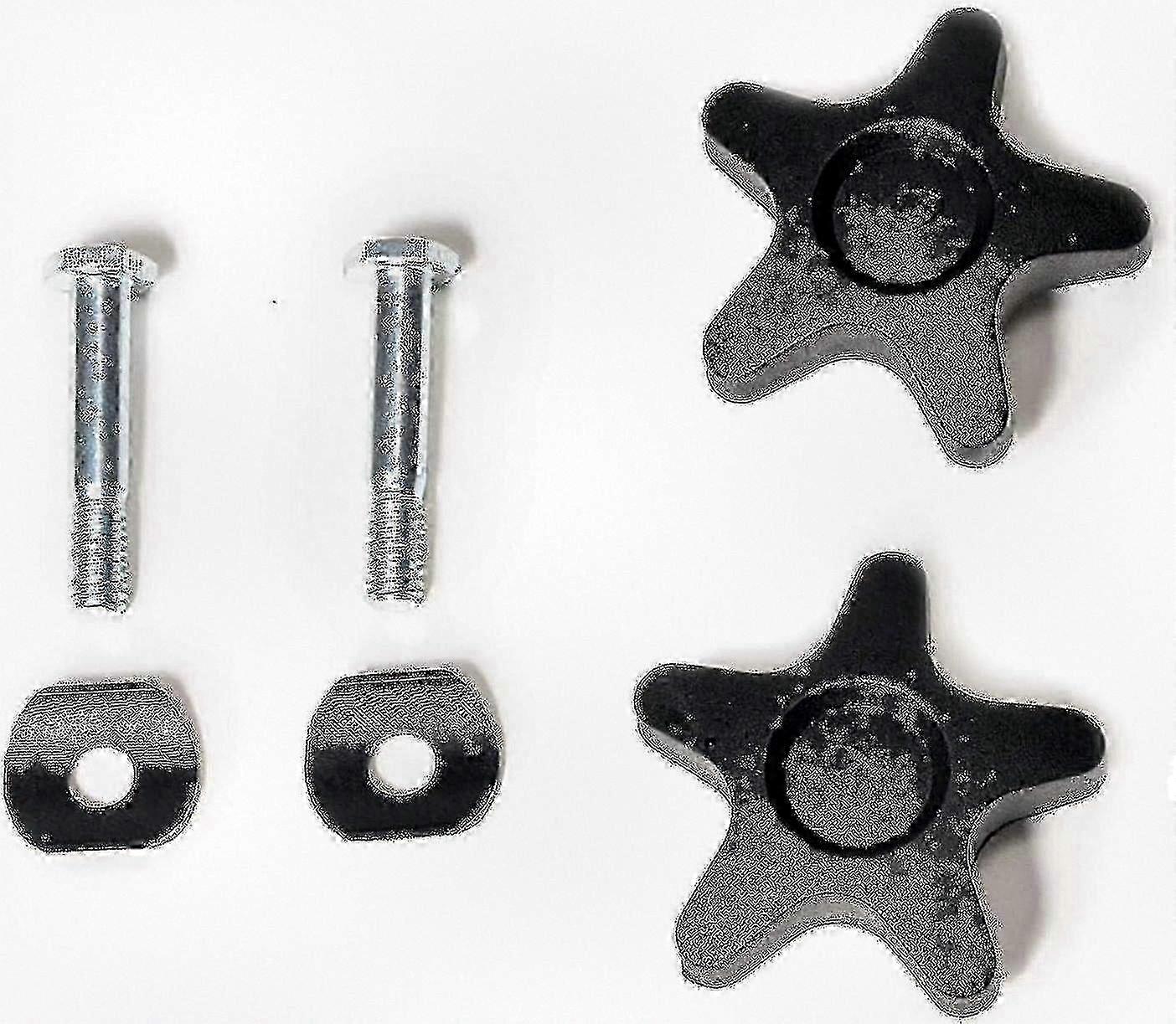 2024 Rollator Replacement Parts 2 Plastic Knobs and 2 Screws for Arm Support HL420 Model