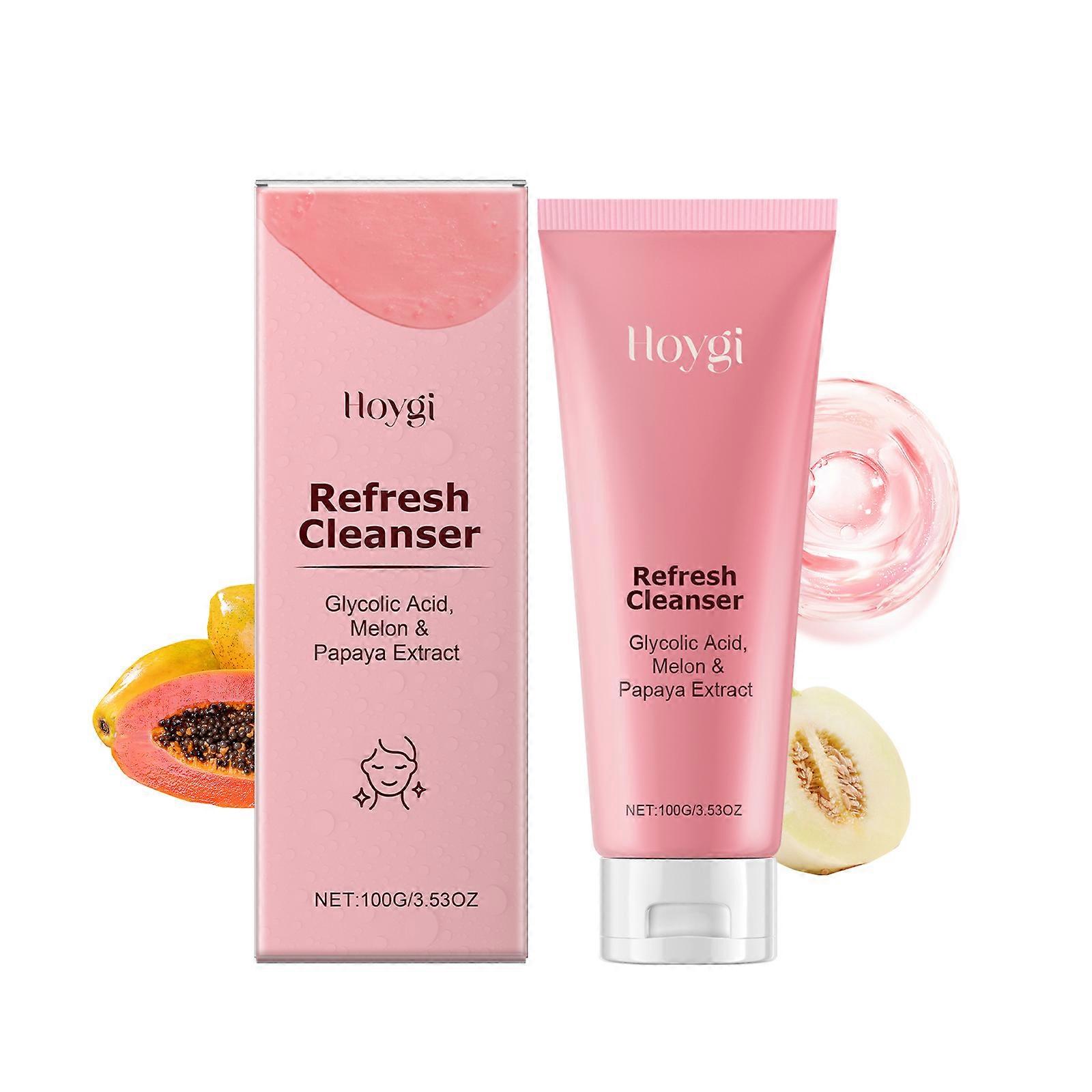 Hoygi Refreshing Facial Cleanser Gently Cleanses, Balances Delicate Pores And Moisturizes Without Stickiness