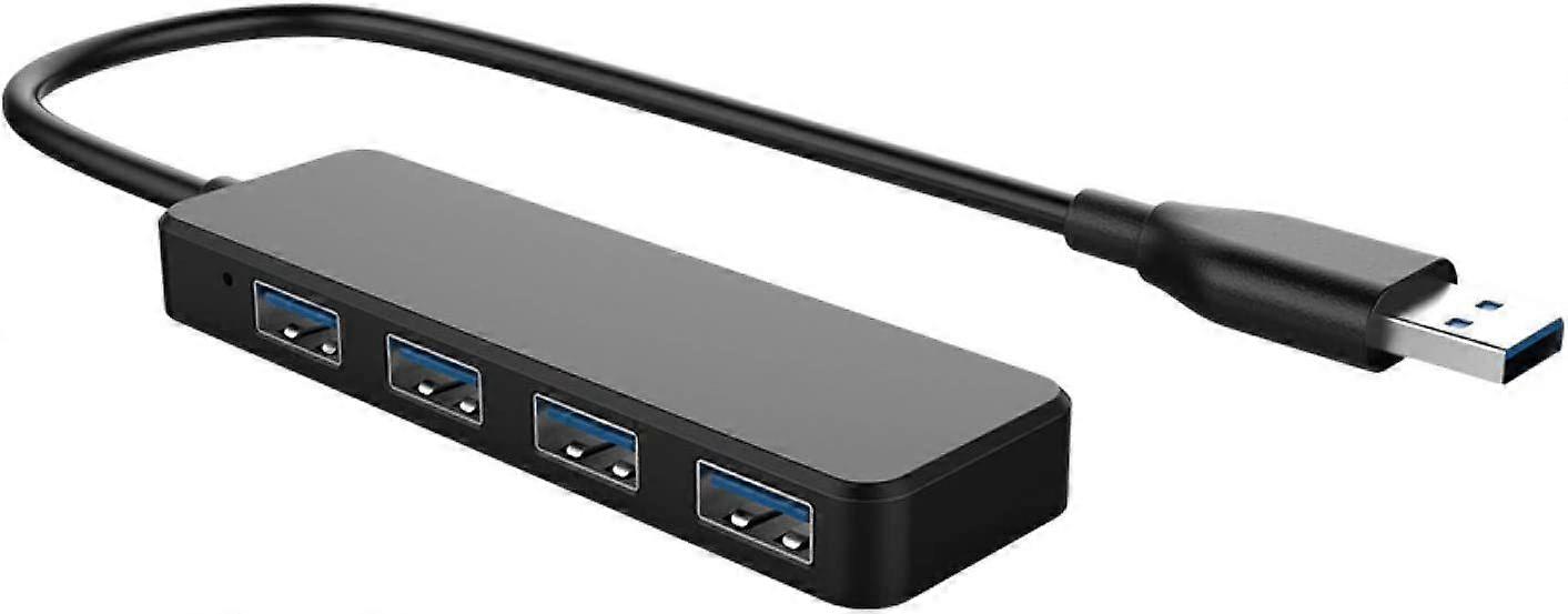 USB C Hub Computer Hubs 4 Port USB 3.0 for iPad Pro, for Windows and Type C More Devices1pcsblack