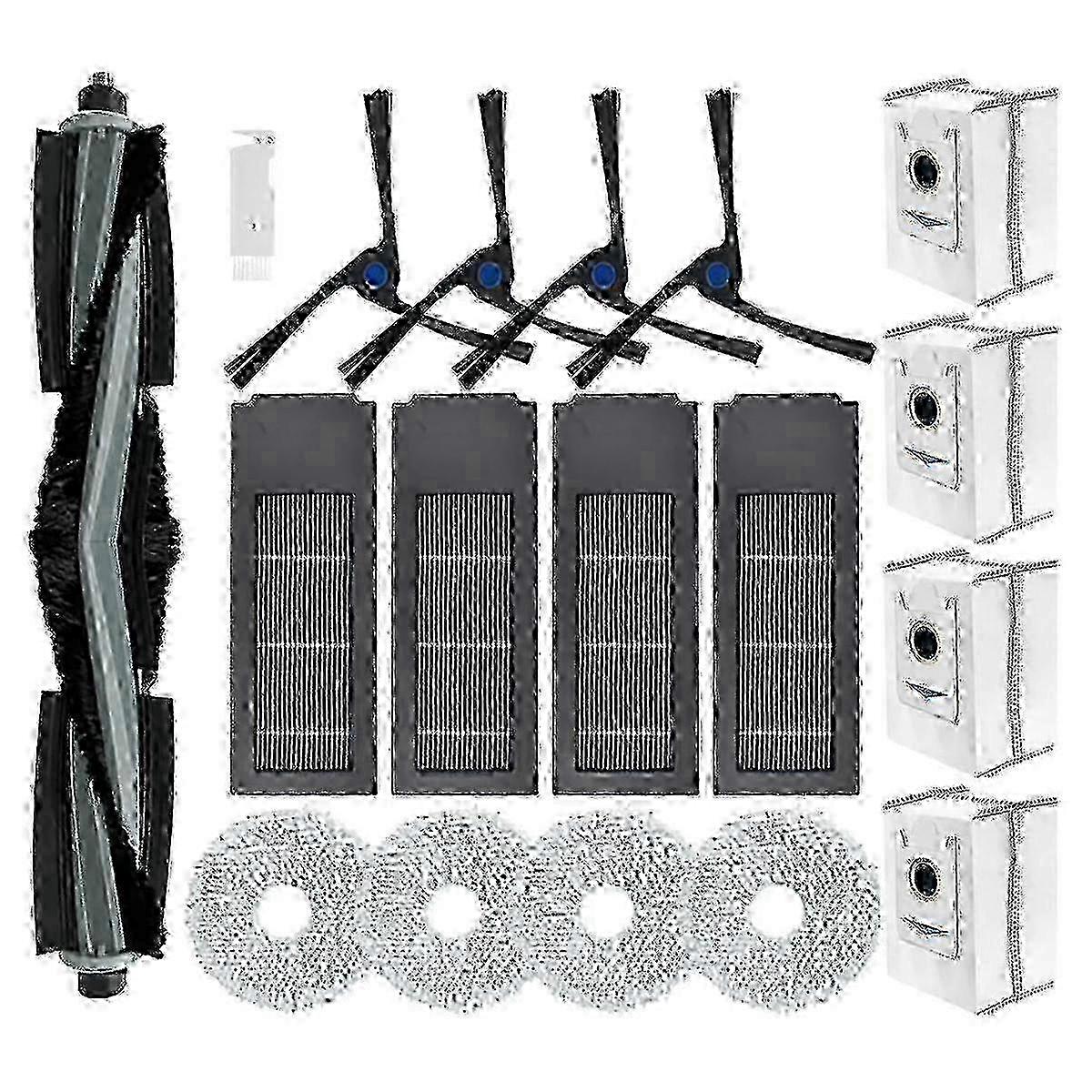 Main Side Brushes, Hepa Filter, Mop Cloth, Dust Bags for Deebot X2/X2 Omni/X2 Pro/Dex86 Robot Vacuum Cleaner 2025