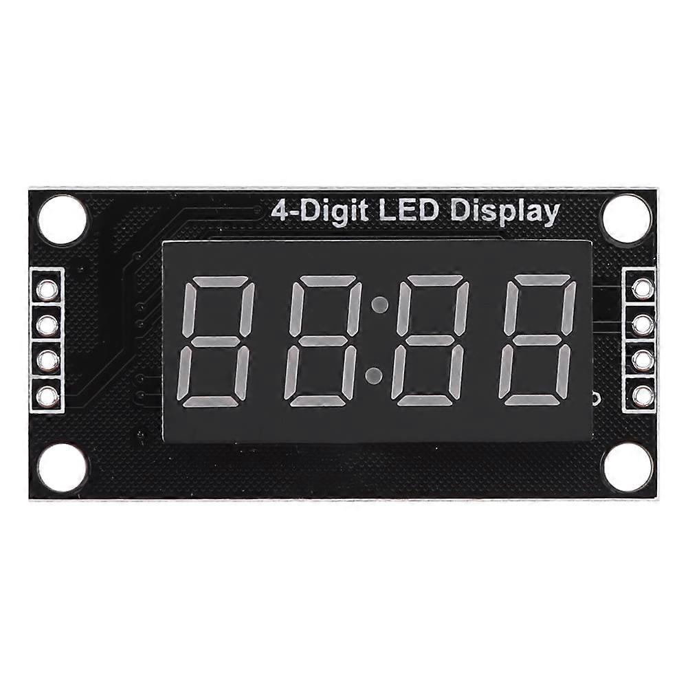 jixopn 4-Digit Tube Clock Module 0.36in TM1637 Multicolors for Arduino (Green)