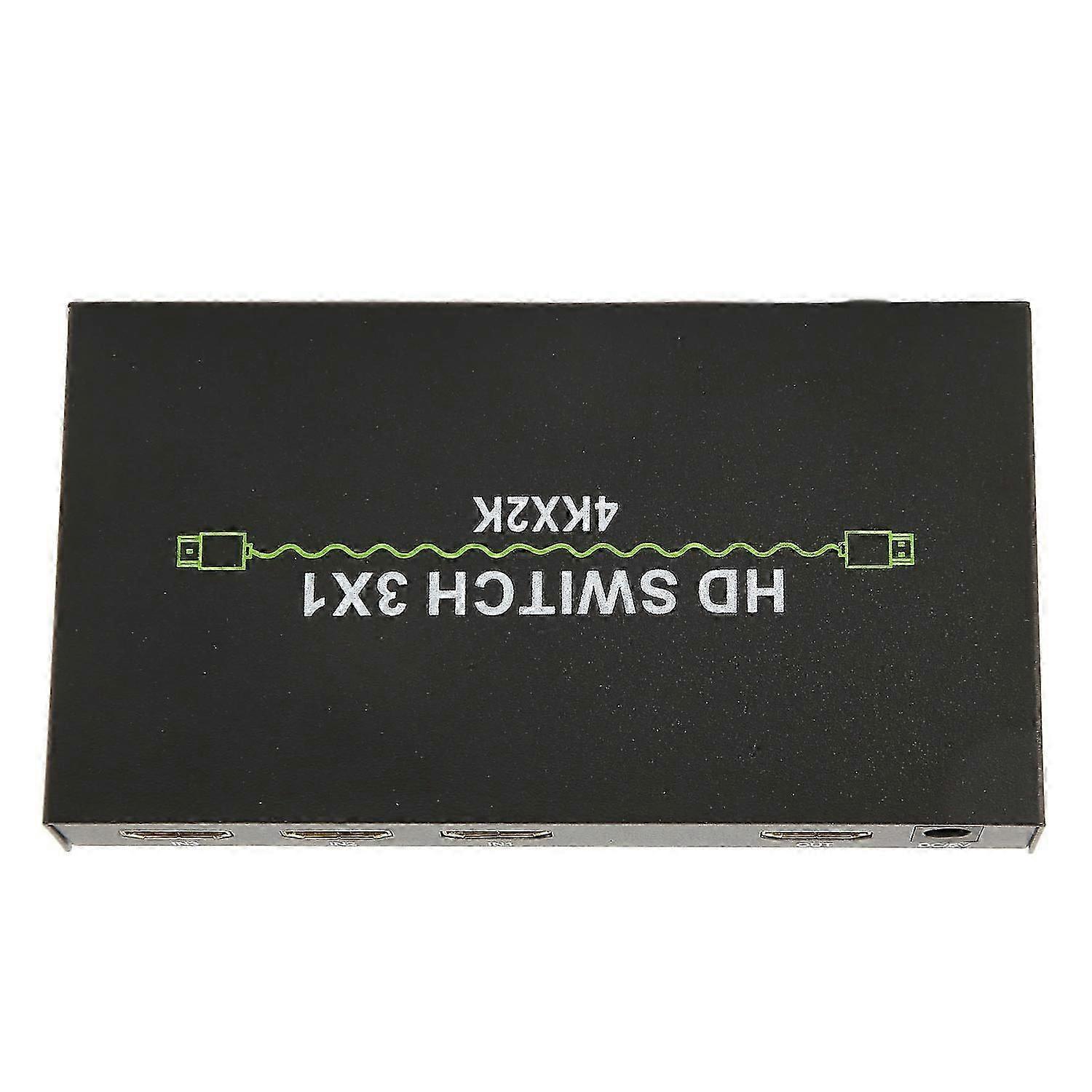 HD Multimedia Interface Switch 3 in 1 Out 4K Support 3D Video Switcher Selector for Set Top Box Lapt