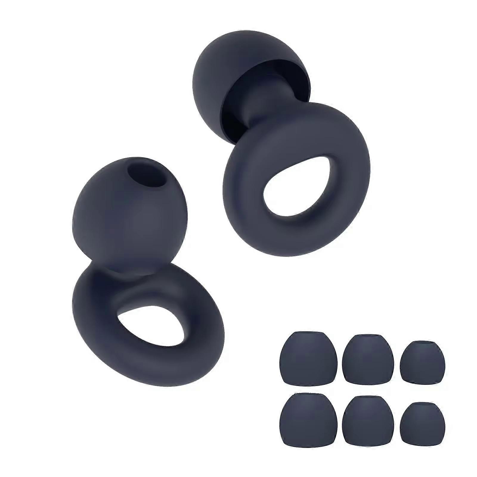 HUAK Silicone Earplugs with Quality Loop – Noise Reduction for Sleep, Waterproof for Swimming, Soundproof & Anti-Disturbance