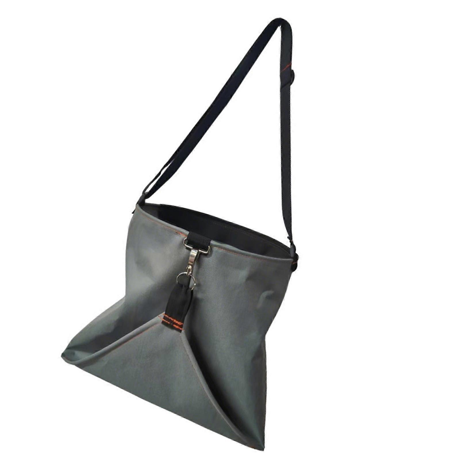 Multipurpose Garden Work Apron Quick Release Utility Pouch Rapid Release Design For Planting Pruning And Crop Gathering  Gray