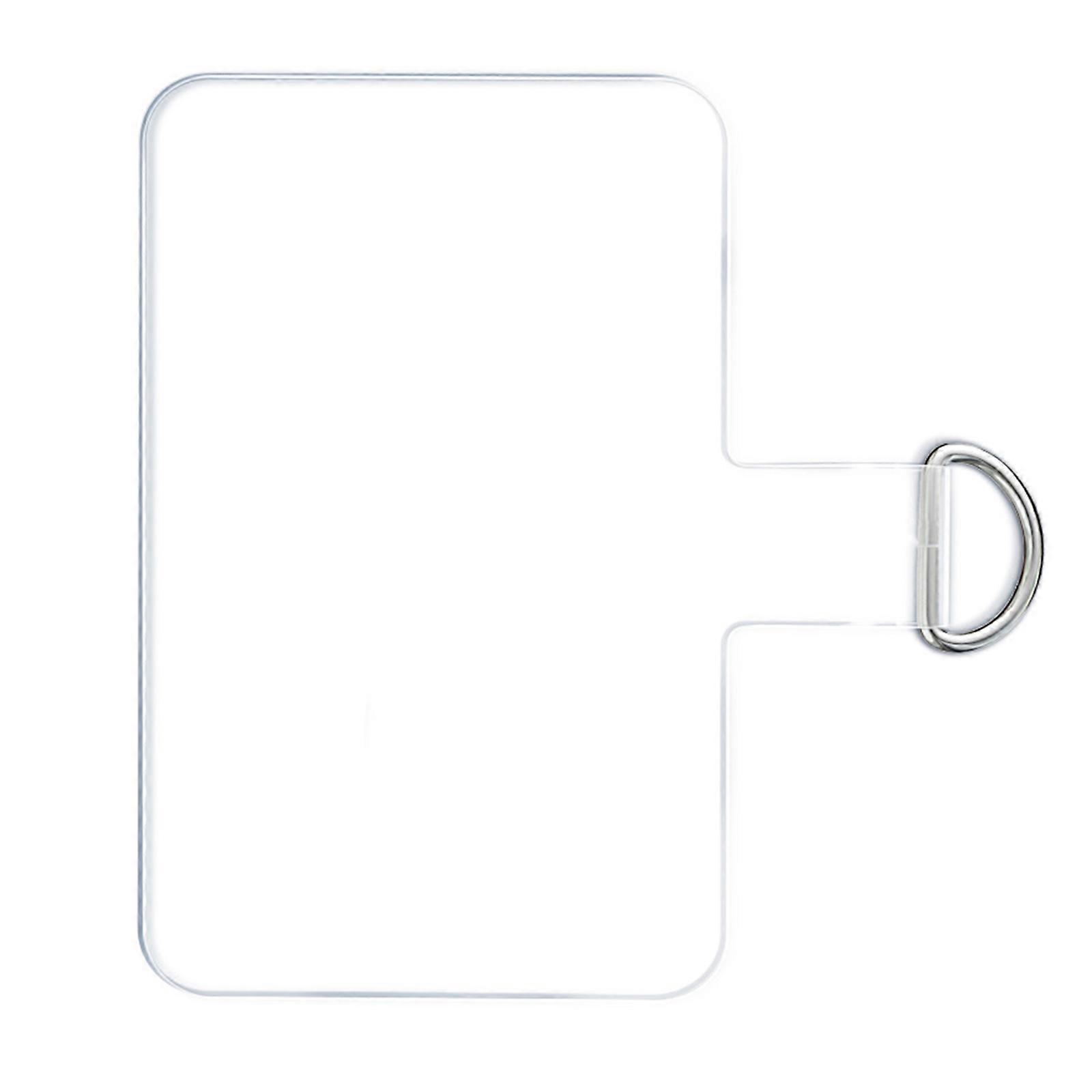 Phone Tether Tab, Cellphone Lanyard Patches, Phone Strap Replacement Part for Full PhoneCase (Non Adhesive)  silver