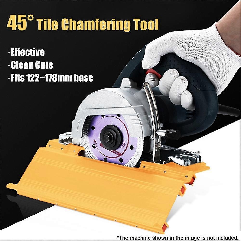 45 Degree Tile Chamfering Device Table Saw Guide Miter Angle Cutting Helper Tools Corner Cutting Machine Guide Tool