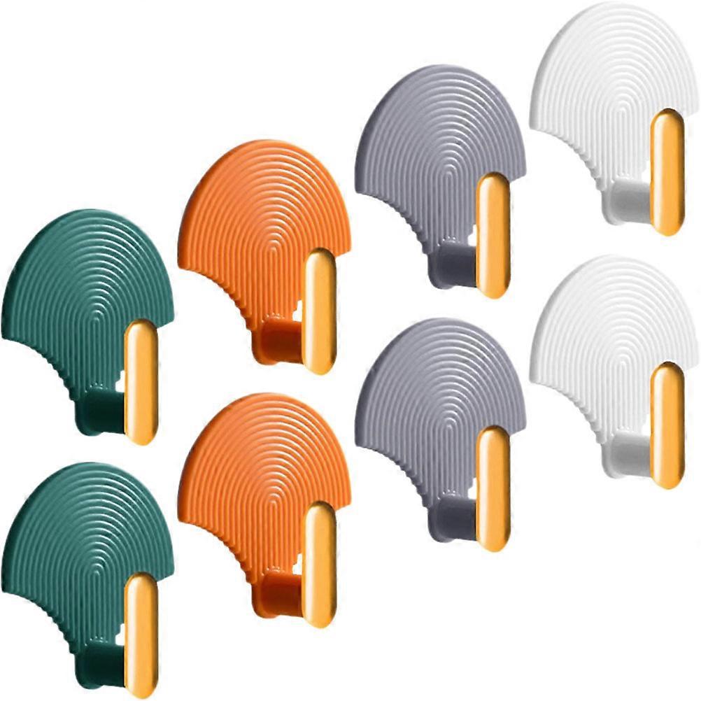 8pcs Multifunctional Hook Adhesive Hook Wall Decorative Hook Adhesive Wall Hook