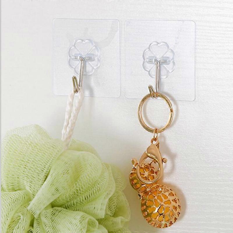 Wall Hook Clear Resusable Seamless No Scratch Waterproof Multi-Purpose Hooks