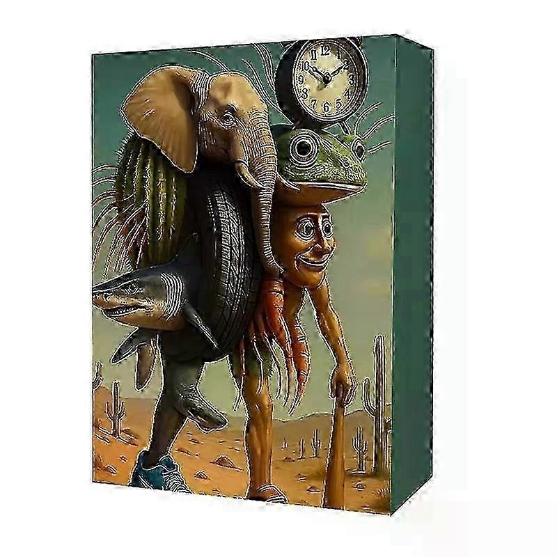 Christmas Advent Calendar 24pcs Tung Tung Sahur Tralalero Tralala Shimpanzini Italian Countdown Cale