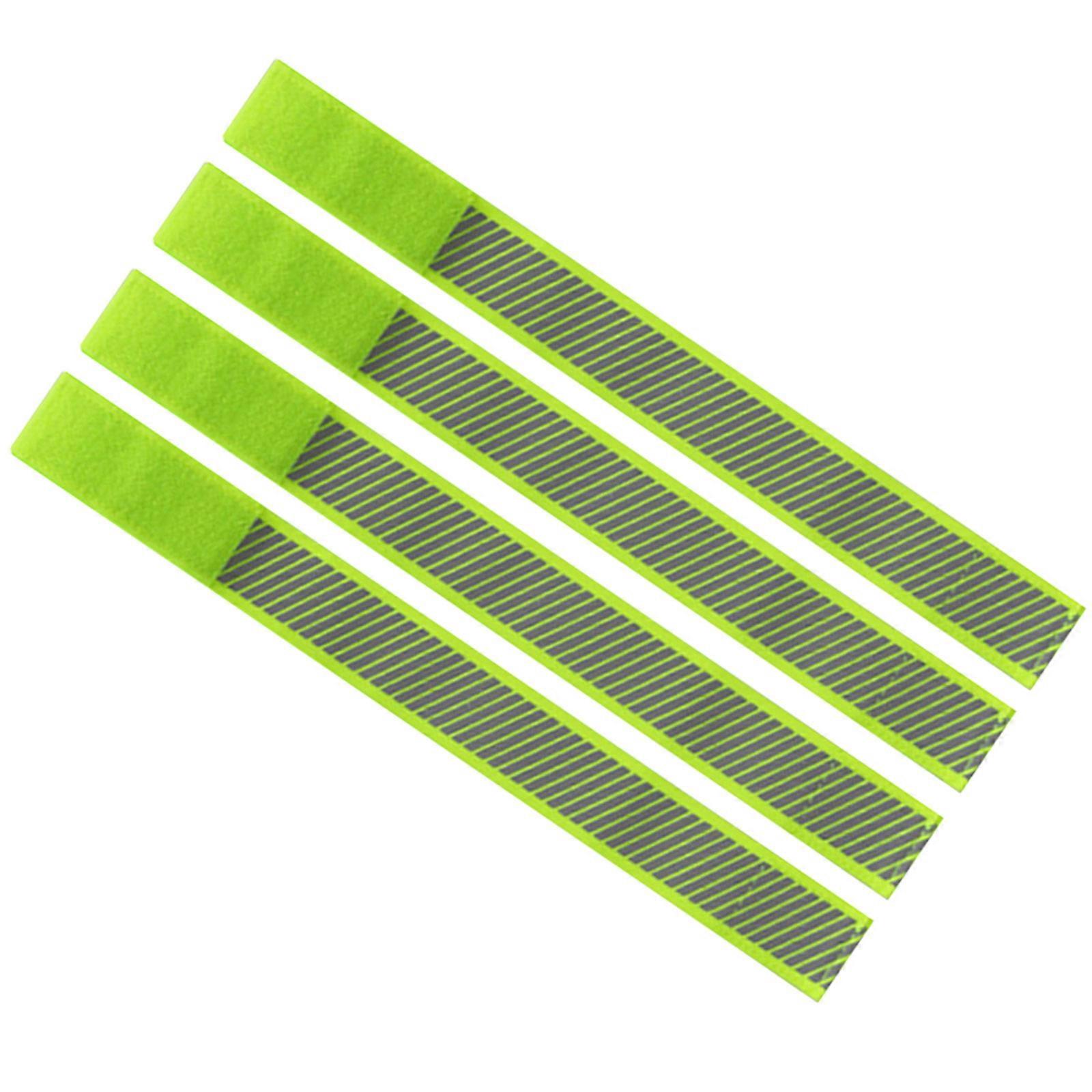 Quickly Adjustment Reflective Nylon Wristband with Antislip Design Enhances Visibility for Night Activity and Cycling Multicolor