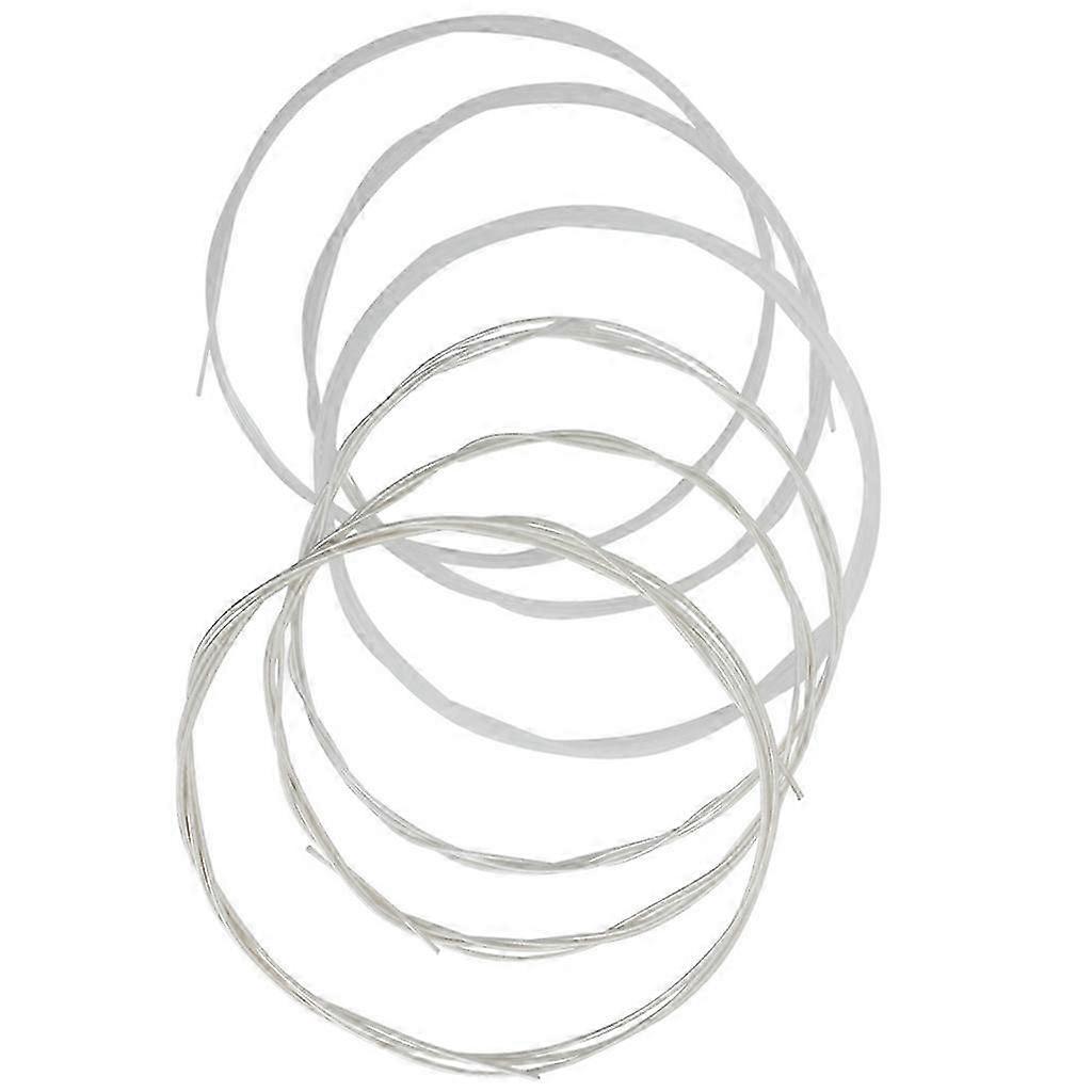 6Pcs .028-.043 6-string Acoustics Guitar Strings for Beginners Performers