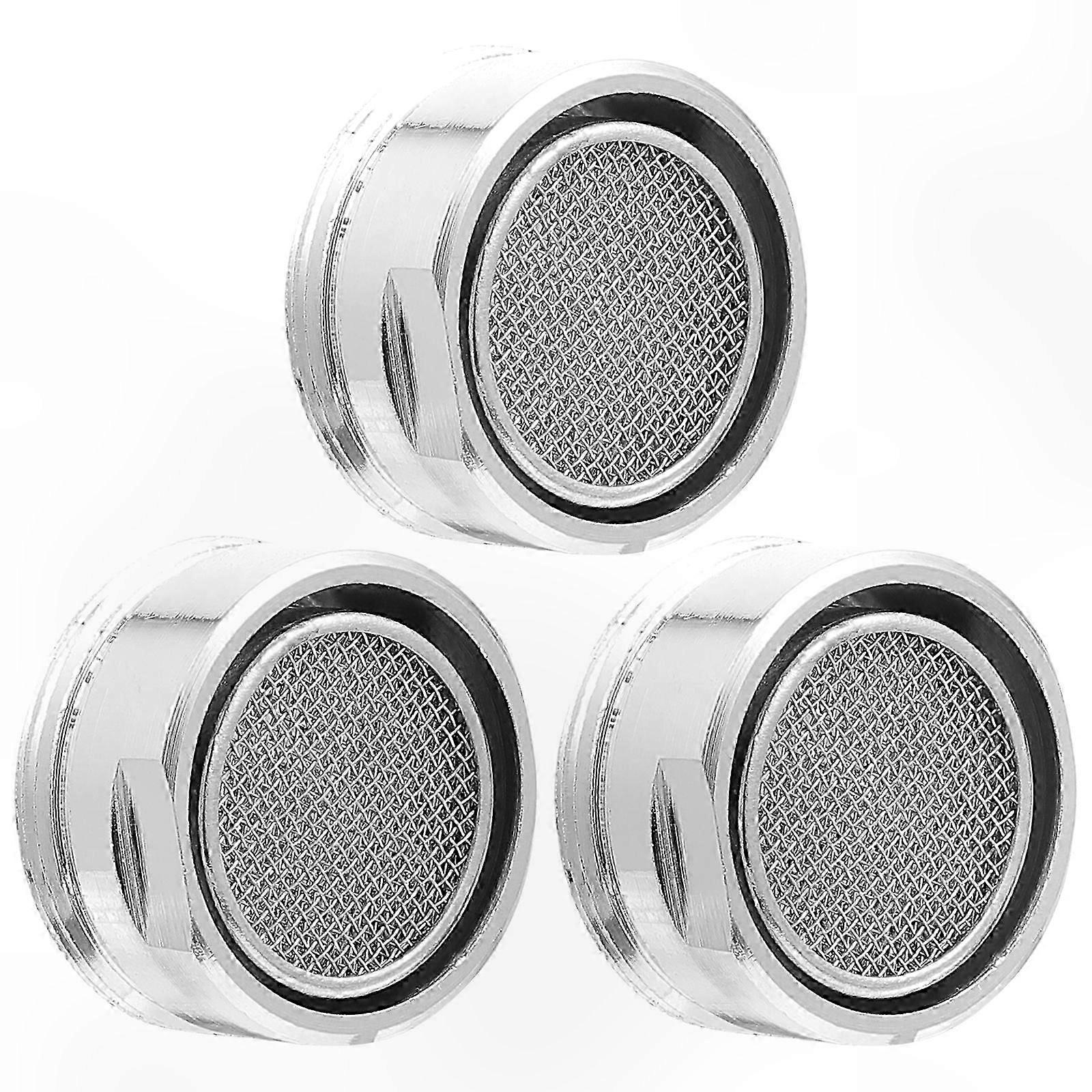 3-Pack Faucet Aerator Inserts for Sink and Bathroom Use Replacement Nozzles and Strainers