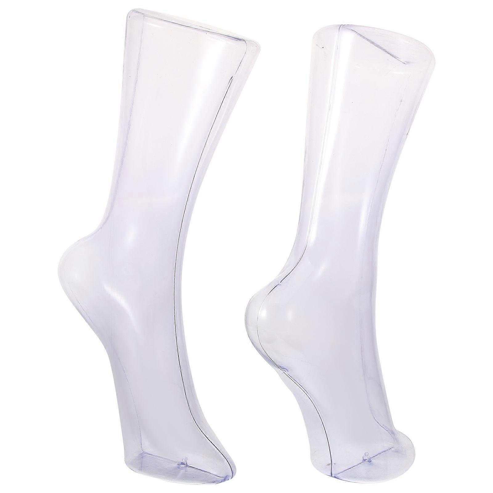 Plastic Sock Foot Model for Display Featuring 8Pcs Set