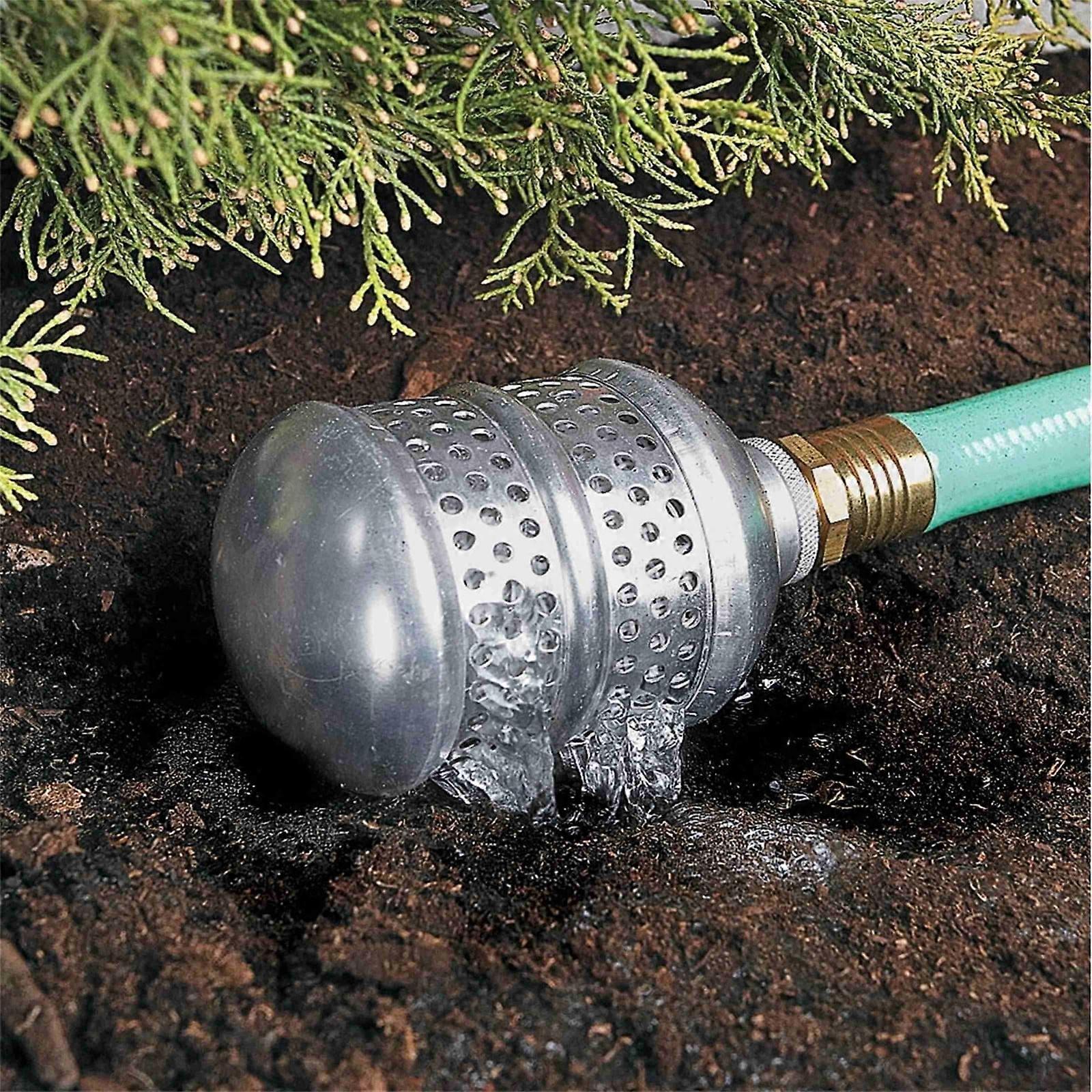 Sprinkler A Rust Aluminum Diffuser For Delicate Irrigation That Quickly Soaks Without Creating Holes Or Eroding Soils, Used In Vegetable Gardens