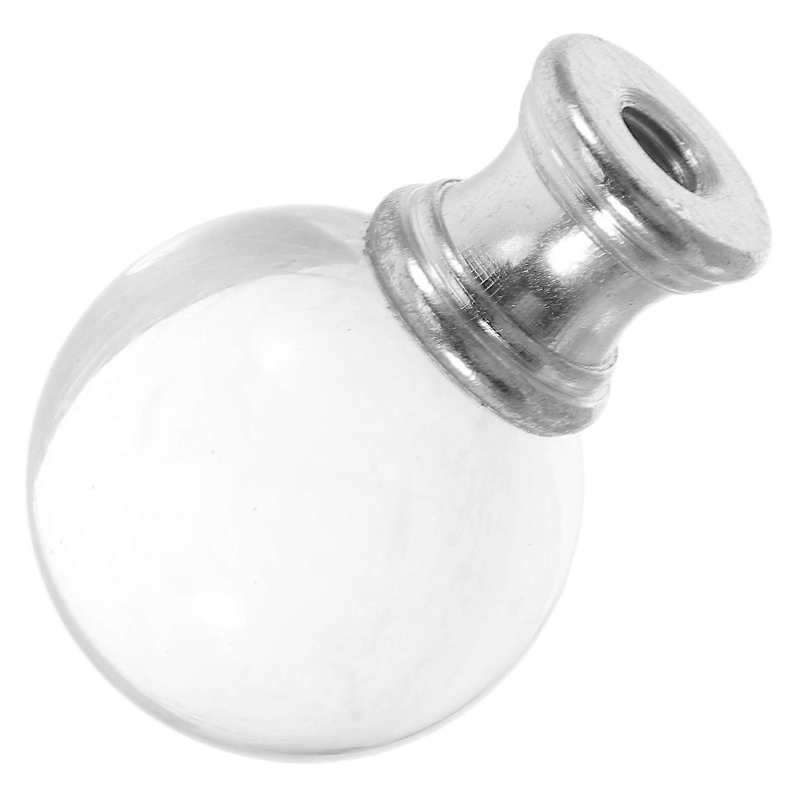 Decorative Light Final With Metal Socket Glass Ball Lamp Finials 1Pcs