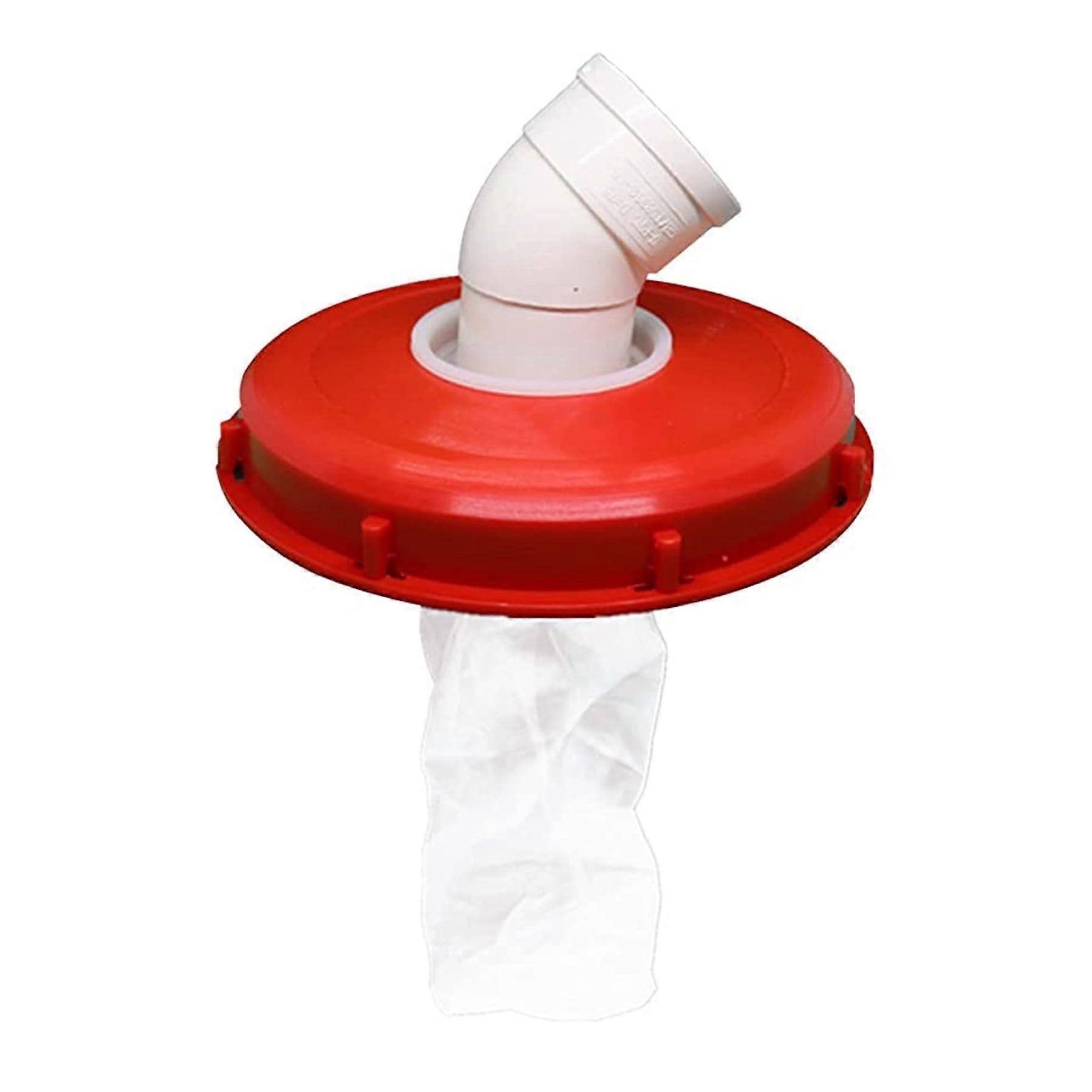 IBC Tank Lid Filter with Fine Nylon Mesh, Reusable Rainwater Filtration Lid DN150, 245mm