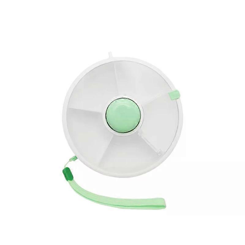 Circular Rotating Lunch Box Snack Container Moisture Proof Sealed Fruit Tray Spinner Candy Box Portable Melon Seed Storage Box