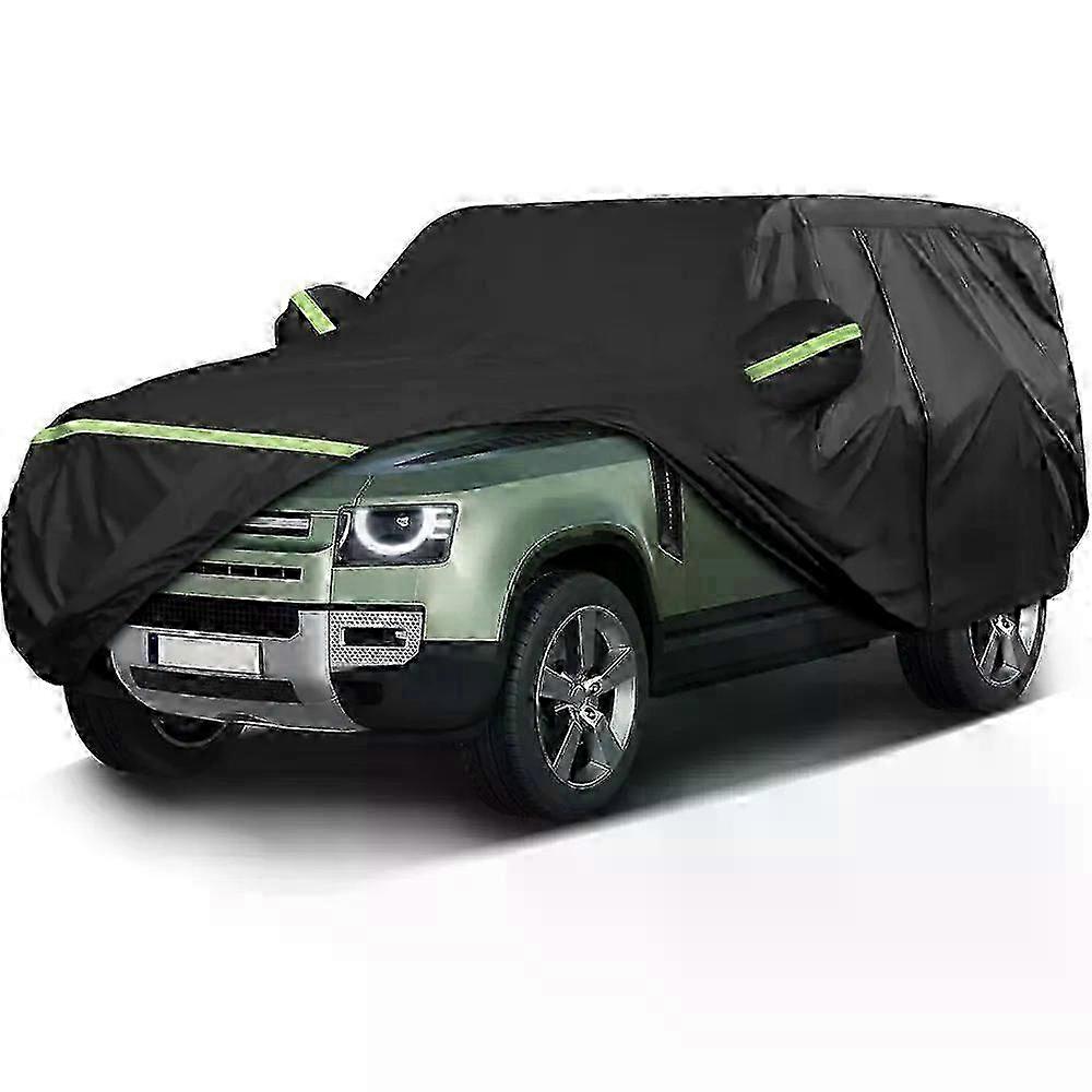 غطاء السيارة لاند روفر ديفندر غطاء السيارة مقاوم للماء في جميع الأحوال الجوية صامد للرياح مناسب للاند روفر ديفندر 4 أبواب 2020-2023
