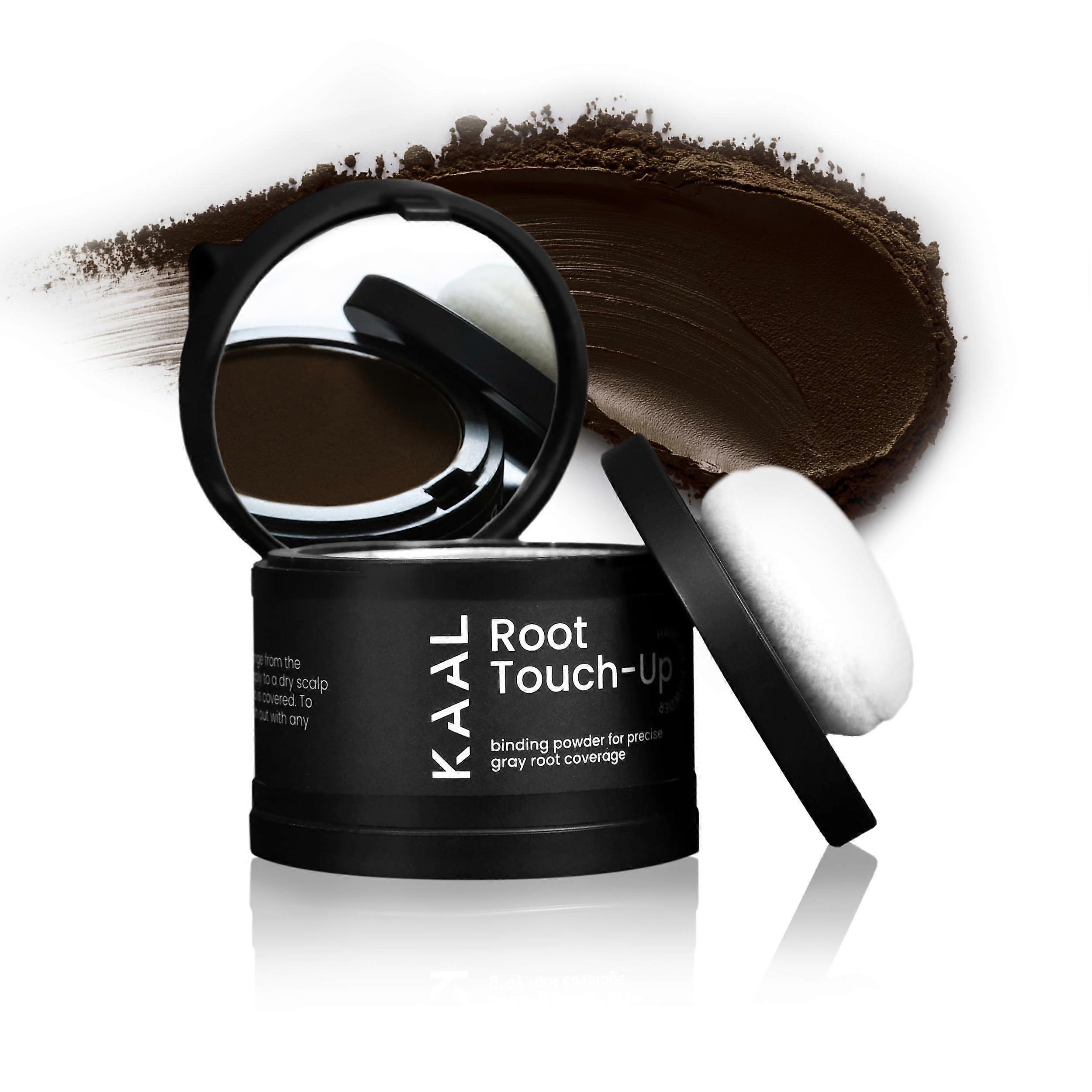 Hair Concealer Powder Dark Brown for Thinning Hair and Instant Root Touch Up Gray Coverage