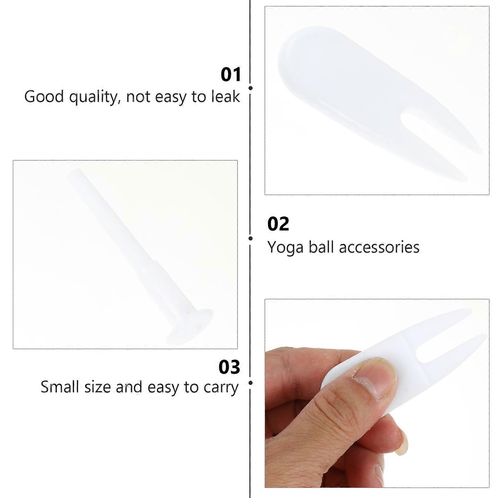 10pcs/set Exercise Ball Plug with Stopper Remover Pullers Yoga Balls Replacement