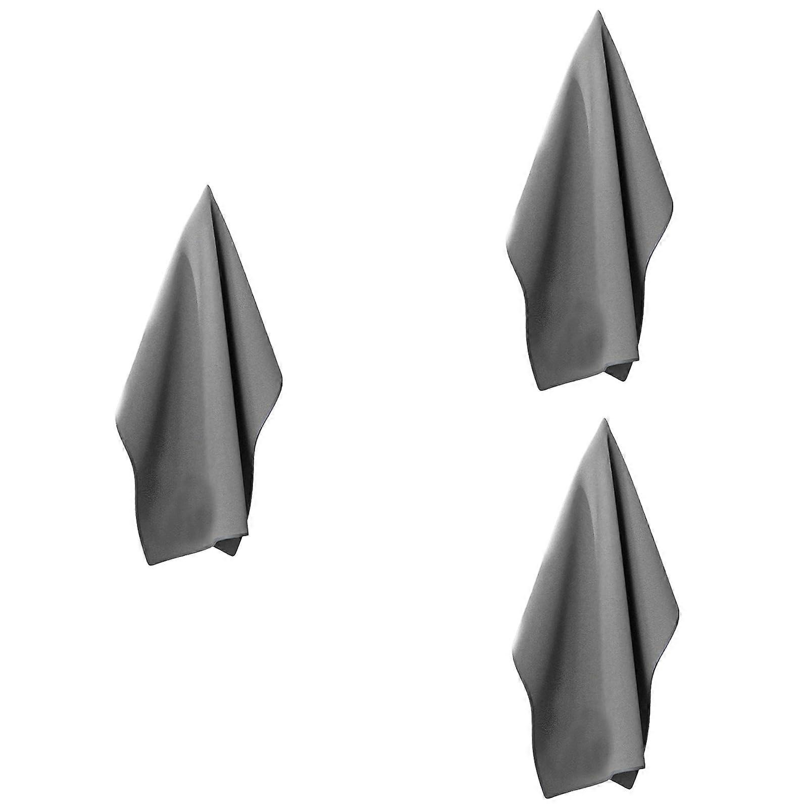 Set of 3 Quick Drying Microfiber Towels for Effective Car Care and Cleaning